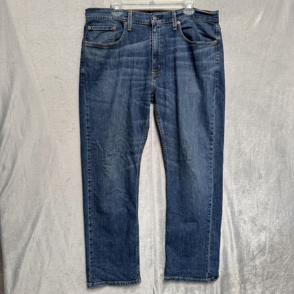 Levis 559 Jeans Mens 36x30 Blue Medium Wash Relaxed Straight Denim Cotton Pocket